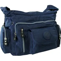 Bag Street Schultertasche Nylon blau ca. 30cm | Gr.: onesize