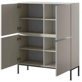 Selsey Highboard 100 x 122 cm Beige