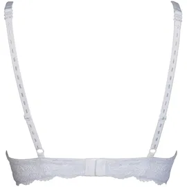 AFTER EDEN Push-up-BH AFTER EDEN "TESS", Damen, Gr. 85, Cup B, weiß, Spitze, Obermaterial: 75% Nylon, 13% Elasthan, 12% Polyamid, unifarben, comfort fit, BHs Push-up-BH, mit Schale, mit Bügel, mit Spitze, breite Träger, feminin, bequem