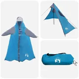 vidaXL Regenponcho Blau 98