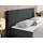 MKS Meble Boxspringbett Dunkelgrau, Textil, 2-Sitzer, H4, Rechteckig, 180x200 cm, Schlafzimmer, Betten, Boxspringbetten