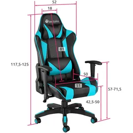 Tectake Twink schwarz/azur