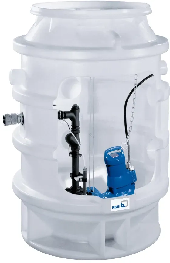 KSB Fertigpumpstation CK-E PF 50-2 DL mit 1 AmaPorter 501 ND