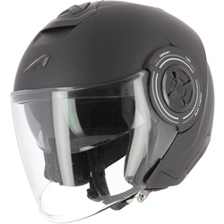 Astone Aviator Jethelm, schwarz, Größe XS für Männer