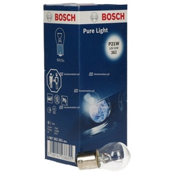 Bosch 1 987 302 201 Pure Light Kugellampe 12V 21W P21W BA15s 10er Pack
