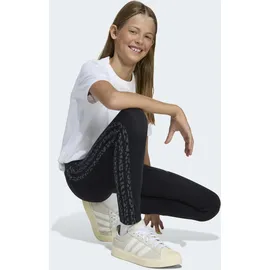adidas SEASONALS ANIMAL Leggings black/white, 7-8 Years