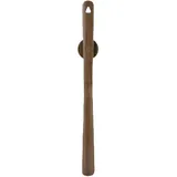Langer Schuhlöffel mit Magnetzug für einfaches Hineinschlüpfen, magnetischer Schuhlöffel ist praktisch für die Aufbewahrung von Schuhlöffeln, Schuhlöffeln, Walnussfarben (50 cm) + Verpackungsbox