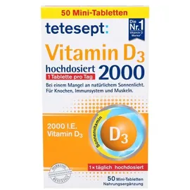 Tetesept Vitamin D3 2000 I.E. Tabletten 50 St.