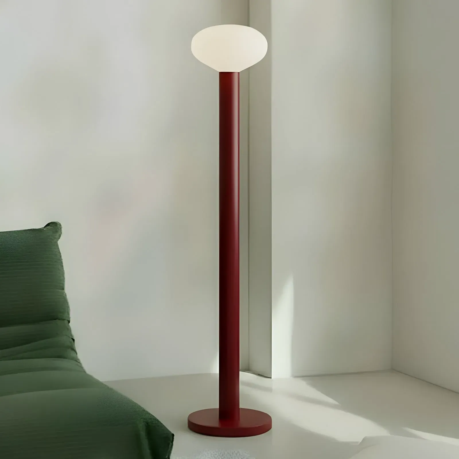 Stehleuchte ALDEX, Flo, Rot, für Wohnzimmer, Metall, Design - 138