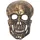 Wohnling WL7.202 Deko Totenkopf Gold
