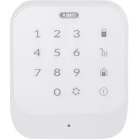 ABUS Funk-Tastatur Smartvest zur De- und Aktivierung der Funk-Alarmanlage | Code oder RFID Chip | Touchpad mit Beleuchtung | weiß | 77444