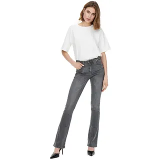 Only Women's ONLBLUSH MID Flared TAI0918 NOOS Jeans, Grey Denim, L / 34L