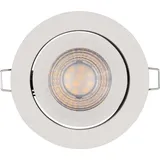 osram homelighting Einbaustrahler 3er Pack weiß Aluminium