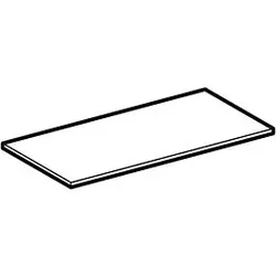Geberit Glaseinlegboden Seite, Option 595181000 Spiegelschrank Plus, Modell 800391