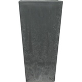 Artstone Vase Ella 26 x 26 x 49 cm schwarz