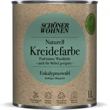 Schöner Wohnen Farbe Naturell Kreidefarbe 'Eukalyptuswald' blaugrün matt 1 l