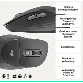 Logitech Signature Comfort Plus M850 L Grau