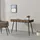 [en.casa] Schreibtisch Tumba 115x48x75cm Schwarz/Dunkler Holzton