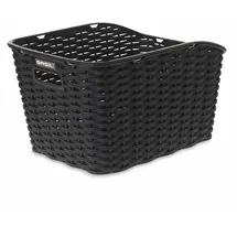 Basil Weave WP Hinterradkorb schwarz