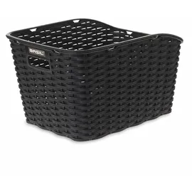 Basil Weave WP Hinterradkorb schwarz