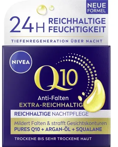 Preisvergleich Produktbild NIVEA Q10 Anti-Falten Extra-Reichhaltige Nachtpflege