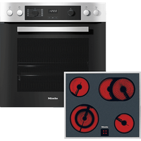 MIELE H 2269-1 E EDST+KM 6003 LPT, Einbauherdset (Elektrokochfeld, A+, 76 l)