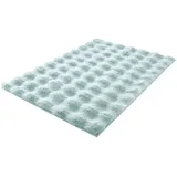 KLEINE WOLKE Badteppich Cloud 60 x 90 cm Polyester Blau Opal