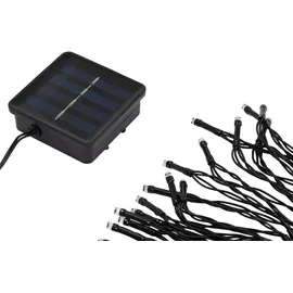 ideoon lights Lichterkette Solar 12,5m 100 LEDs spritzwassergeschützt IP44
