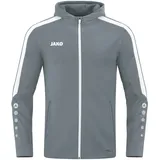 Jako Kapuzenjacke Power steingrau L