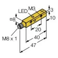Turck Sensor induktiv NI4U-Q8SE-AP6X-V1131