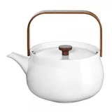Asa Selection ASA Teekanne mit Holzgriff weiß 1,5l