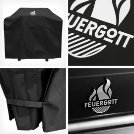 FEUERGOTT Gas-Grillstation Hektor 3B-S inkl. Abdeckhaube