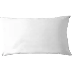 Kissenbezug DAMAI "Pure Uni", weiß, B:80cm L:40cm, Baumwolle, Renforcu00e9, Obermaterial: 100% Baumwolle, Kissenbezüge, in großer Farbauswahl