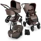 ABC-Design ABC DESIGN Salsa 5 Air All in One Nature x Maxi Cosi Pebble 360 Pro2 Babyschale, Beige