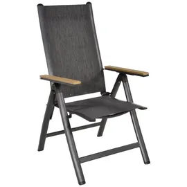 Proloisirs Arezzo Verstellbarer Stuhl 57 x 69 x 103 cm anthrazit