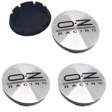 WxsTZL Radnabenkappen Felgendeckel Nabenkappen 56mm 4 StüCk Kompatibel mit für OZ O.Z Rally Racing GTI Nabendeckel ABS Wheel Caps Mittelkappen,A