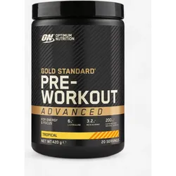 Pre-Workout Advanced Gold Standard Tropical 420 g EINHEITSGRÖSSE