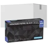 arnomed Nitril Black XTRA STRONG Einmalhandschuhe, schwarz 392-XL , 1 Packung = 100 Stück, Größe XL