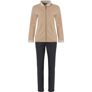 Pastunette Damen Velours Hausanzug beige Gr. 48   852123408 150