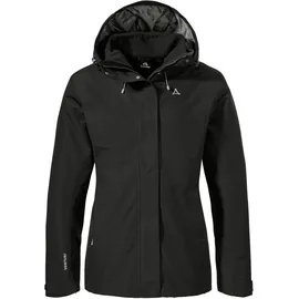 Schöffel Damen 3in1 Jacket Style Okere WMS, wasserdichte, atmungsaktive Outdoorjacke mit herausnehmbarer Fleecejacke, warme 3in1 Jacke mit verstellbarer Kapuze, black, 34