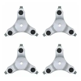 vidaXL Möbelrollen 4 Stk. 16x14,5x5,5 Cm Stahl 180 Kg Vidaxl