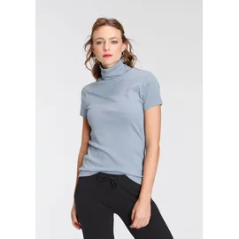 FLASHLIGHTS Rollkragenshirt Packung, 2er-Pack, 2 Stk. eng geschnitten, aus elastischem Material, im 2er-Pack Flashlights hellblau, weiß