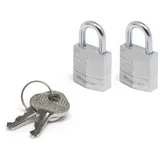 Master Lock 2 Vorhängeschlösser 3-Stift-Zyl. 20mm 9120EURTCC