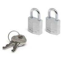 Master Lock 2 Vorhängeschlösser 3-Stift-Zyl. 20mm 9120EURTCC