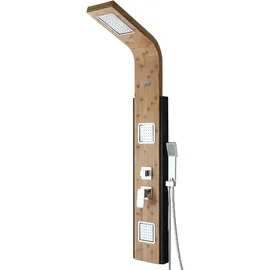 vente-unique Duschsäule, DALIMA Naturfarben Hell 22 cm
