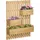 Outsunny Blumenkasten,, Natur, Holz, 16x80x60 cm