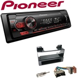 Pioneer 1-DIN Autoradio USB AUX Android Einbauset für KIA Carnival II 2006-2011