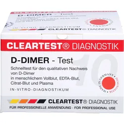 D-Dimer Cleartest Vollblut TVT LE DIC 10 St