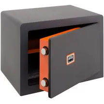 ARREGUI Plus C 180320 Tresor Sicherheitsstufe S2 Möbeltresor aus Stahl mit Klasse A Zertifiziertem Hochsicherheitsschloss Safe für Zuhause oder Gewerbe | Tresor mit Schlüssel | 25 x 35 x 25cm| 15L