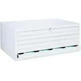 Lüllmann Planschrank 113,5 x 60,5 x 83,5 cm weiß